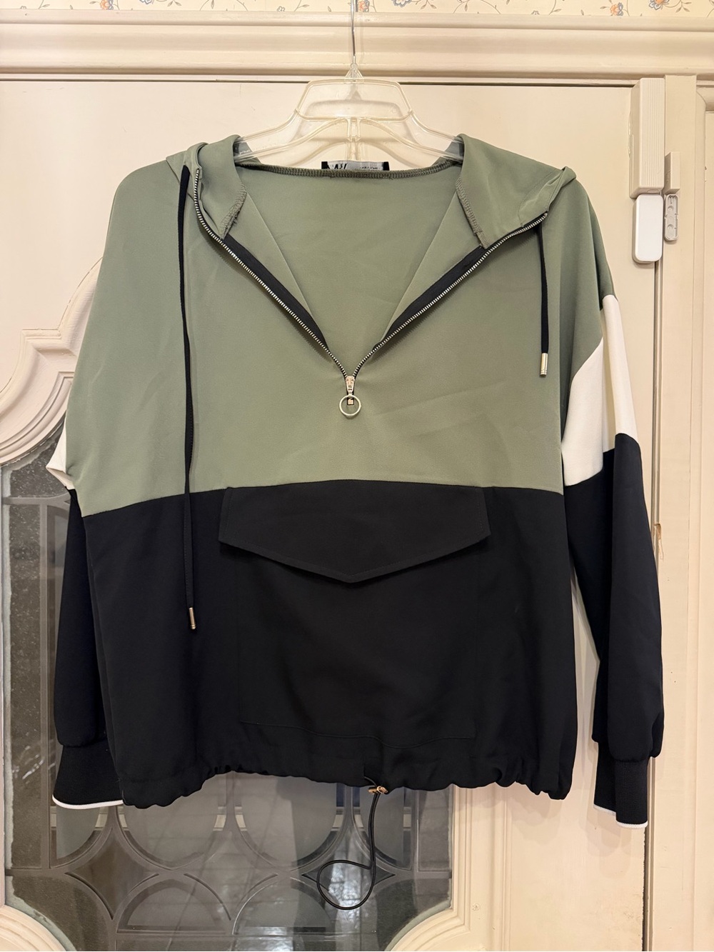 Zara Olive Green Pullover Top